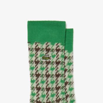 Lacoste Sock Two-Pack Pánské - Ponožky Béžový / Zelene / Hnědé / Béžový | CZ-bouHAs